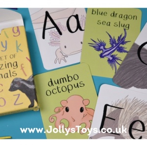 Alphabet of Amazing Animals Flash Cards